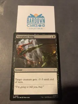 Mtg Marvel Spider-Man Scorpion's Sting Common - Image 1