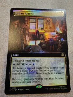 Urban Retreat - #283 Foil (Extended Art) Marvel's Spider-Man - Mtg - Image 1