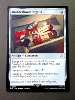 MTG Assassin's Creed U Brotherhood Regalia #0071 - Image 1