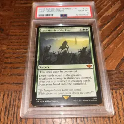 Last March of the Ents MTG LOTR Regular PSA 10 - Image 1