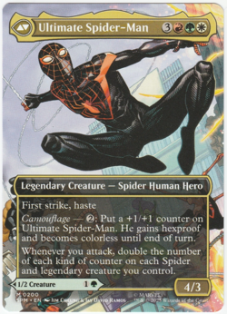Miles Morales | Ultimate Spider-Man #200 (Borderless) [Marvel's Spider-Man] MTG - Image 2