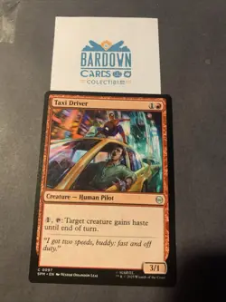 1x Taxi Driver NM Eng MTG - Marvel's Spider-Man - Image 1