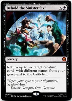 Behold the Sinister Six! [Marvel's Spider-Man] MTG Magic NM/M 💀 - Image 3