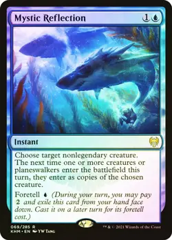Mystic Reflection [Foil] Kaldheim (KHM #69) MtG Rare NM - Image 1