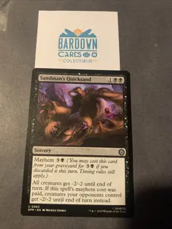 1x Sandman's Quicksand NM Eng MTG - Marvel's Spider-Man - Image 1