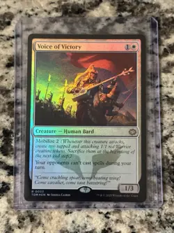 MTG - Voice of Victory FOIL R Tarkir: Dragonstorm - Image 1