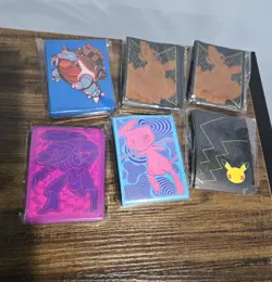 Pokemon TCG Card Sleeve Packs Various Mixed Lot - Image 1