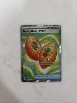 Buddy-buddy Poffin 167/132 Ultra Rare Full Art Mega Evolutions Pokemon TCG NM - Image 1