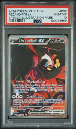 2024 Pokemon Shrouded Fable EN Fezandipiti EX Special Illustration Rare PSA 10 - Image 1