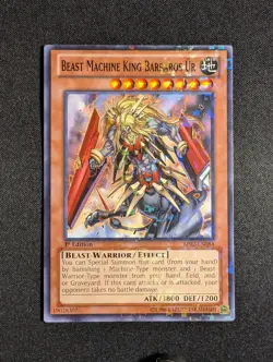 Yugioh - Beast Machine King Barbaros Ur BP02-EN084 1st Edition Mosaic Rare NM - Image 1