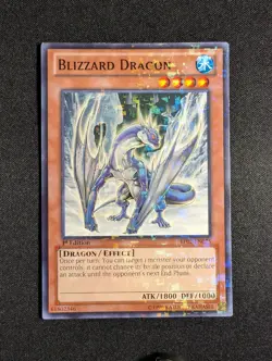 Yugioh - Blizzard Dragon BP02-EN075 1st Edition Mosaic Rare LP - Image 1