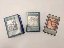 Yugioh Complete Blue-Eyes Dragon Deck with Sleeves, Handtraps, Ready to Play - Image 1