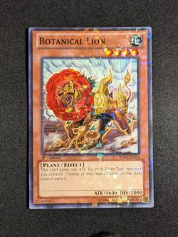 Yugioh - Botanical Lion BP02-EN074 1st Edition Mosaic Rare NM - Image 1