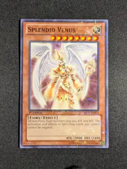 Yugioh - Splendid Venus BP02-EN070 1st Edition Mosaic Rare NM - Image 1