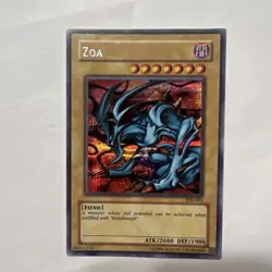 Yugioh Zoa TFK-001 Parallel Secret Rare NM - Image 1