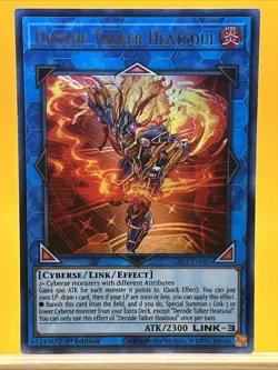 DECODE TALKER HEATSOUL GFP2-EN005 1st EDITION ULTRA RARE YUGIOH TCG NM - Image 1