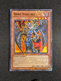 Yugioh - Dark Valkyria BP02-EN064 1st Edition Mosaic Rare LP - Image 1