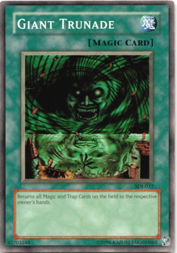 Giant Trunade - SDJ-032 - COMMON YuGiOh TCG Card - Image 1