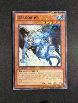 Yugioh - Dragon Ice BP02-EN057 1st Edition Mosaic Rare LP - Image 1