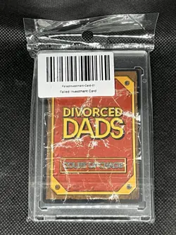 Divorced Dads Court Of Chaos Failed Investment Serialized Card #’d 612/999 - Image 2