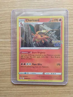 Pokemon TCG Charizard Pokemon Go 010/078 Reverse Holo Rare Card - Image 1