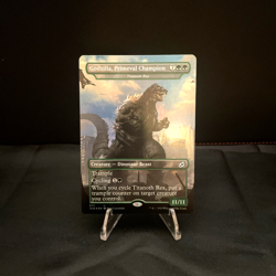 Godzilla, Primeval Champion - FOIL Single Pack Fresh MTG Ikoria - Image 1