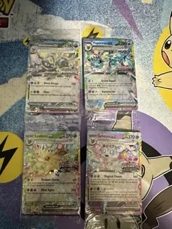 Prismatic Evolutions Surprise Box Sealed Stamped EX Promo Cards - Image 1