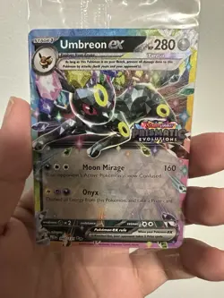 Prismatic Evolutions Surprise Box Sealed Stamped EX Promo Cards - Image 2