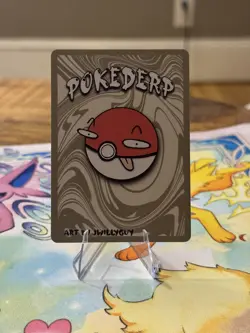 Pokederp Halloween - Meow (Mew) X-ray - Holo - Pokemon Parody/Derpy card SIGNED! - Image 2