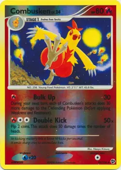 Combusken 35/106 Reverse Holo Great Encounters Pokemon Card LP - Image 1