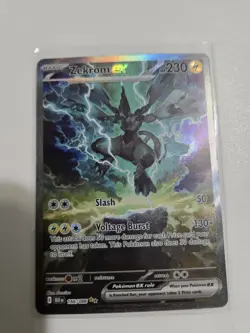 Pokemon TCG Zekrom EX Black Bolt English Card 166/086 Fresh From Pack - Image 1