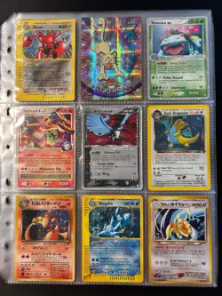 DAMAGED Lot of 117 ALL HOLO Vintage Pokemon Card Binder Collection DAMAGED - Image 2
