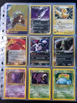 DAMAGED Lot of 117 ALL HOLO Vintage Pokemon Card Binder Collection DAMAGED - Image 4