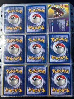 DAMAGED Lot of 117 ALL HOLO Vintage Pokemon Card Binder Collection DAMAGED - Image 5