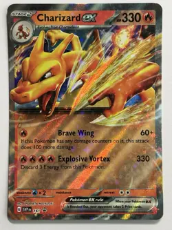 Pokemon Card Charizard Ex 161 SVP Black Star Promo Ultra Rare Holo Near Mint - Image 1