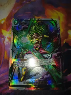 Gigantic Meteor Broly FS03-15 FB02 Secret Rare Alternate Art Dragon Ball Card - Image 1