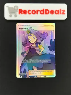 Pokemon Card | Acerola (Full Art) 142/147 | 2017 SM - Burning Shadows - Image 1