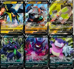 BIG POKEMON DARKNESS ABLAZE FULL ART RARE ULTRA RARE HOLO FOIL 6 CARD LOT - NM-M - Image 1