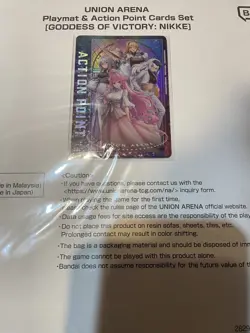 UNION ARENA Playmat & Action Point Card Set NIKKE Bandai Card Fest 25-26 - Image 2