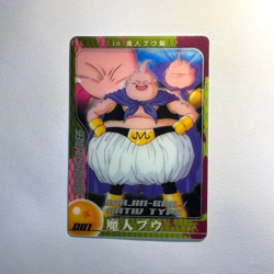 S1786 Majin Buu 081 Japanese Dragon Ball x Morinaga Clear Wafer Card - Image 1