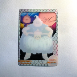 S1786 Majin Buu 081 Japanese Dragon Ball x Morinaga Clear Wafer Card - Image 2