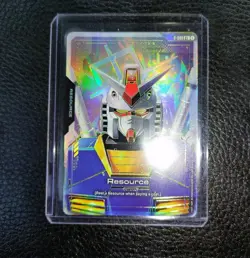 Resource - Gundam Card Game R-002 C++ Alt Art Foil Holo RX-78-2 - Image 1