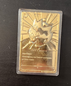 1999 Pokemon Burger King Togepi Gold Promotional Card - Image 2