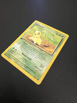 Chikorita 54/111 Neo Genesis 1st Edition 2000 Pokemon Card Common NM - Image 3