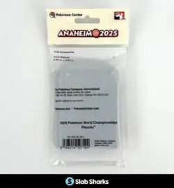 POKEMON CENTER WORLD CHAMPIONSHIPS EXCLUSIVE 65 CARD SLEEVES PIKACHU - Image 2