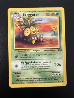 Exeggcutor 35/64 Jungle Set Unlimited 1999 Pokemon Card Uncommon NM - Image 1