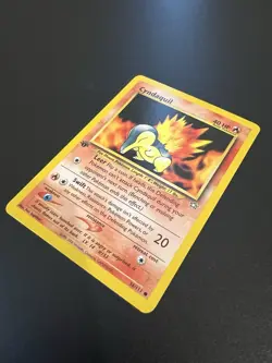 Cyndaquil 56/111 Neo Genesis 1st Edition 2000 Pokemon Card Common NM - Image 3