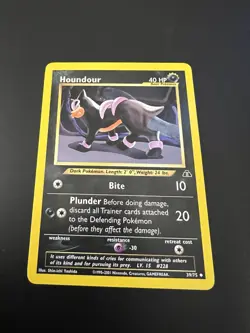 Houndour 39/75 Neo Discovery Unlimited 2001 Pokemon Card Uncommon NM - Image 1
