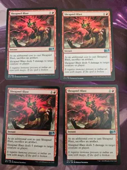 MTG - Shrapnel Blast - Magic 2015 Core Set M15 - NM x4 playset - Image 1