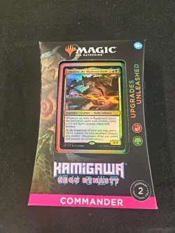 Kamigawa: Neon Dynasty Commander Deck - Upgrades Unleashed MTG Factory Sealed! - Image 1
